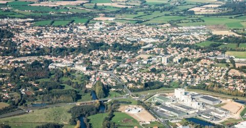 Image - Vue aérienne Terres de Montaigu © Stéphane Audran