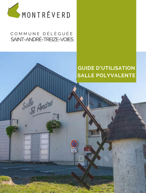 Image : Couverture - Guide d'utilisation - Salle Saint-André - Montréverd